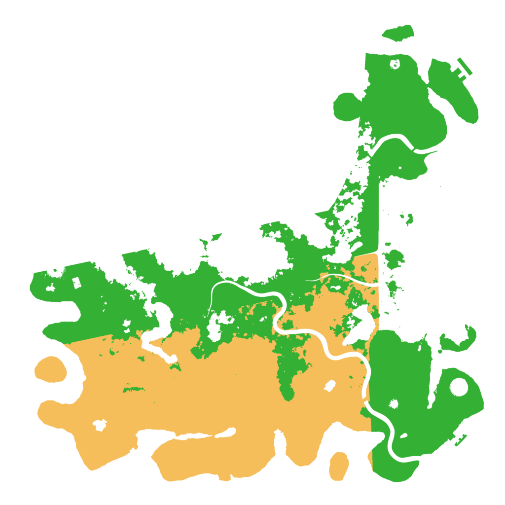 Biome Rust Map: Procedural Map, Size: 5000, Seed: 13041988