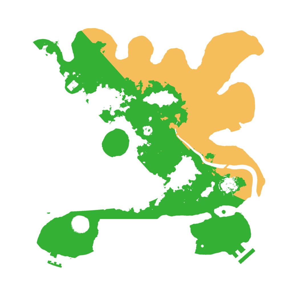 Biome Rust Map: Procedural Map, Size: 3000, Seed: 28620