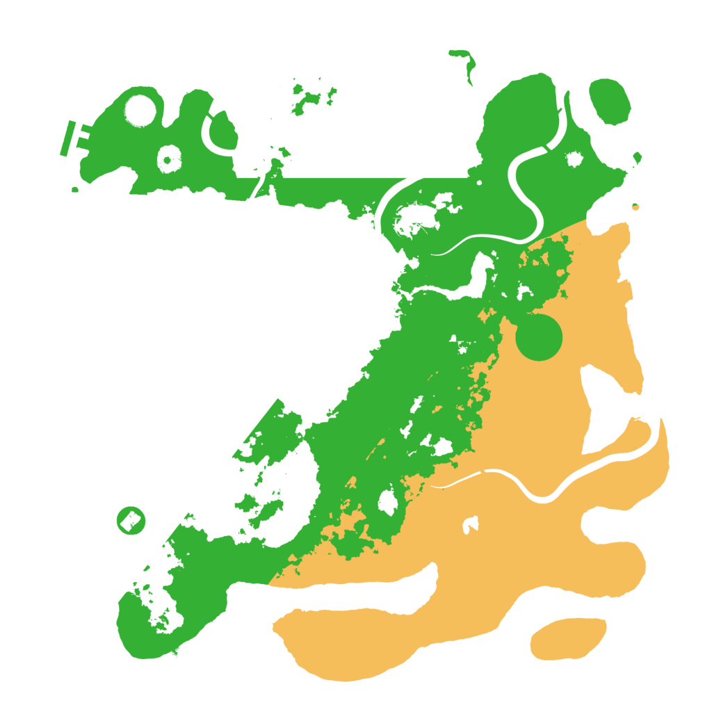 Biome Rust Map: Procedural Map, Size: 4000, Seed: 2031808523
