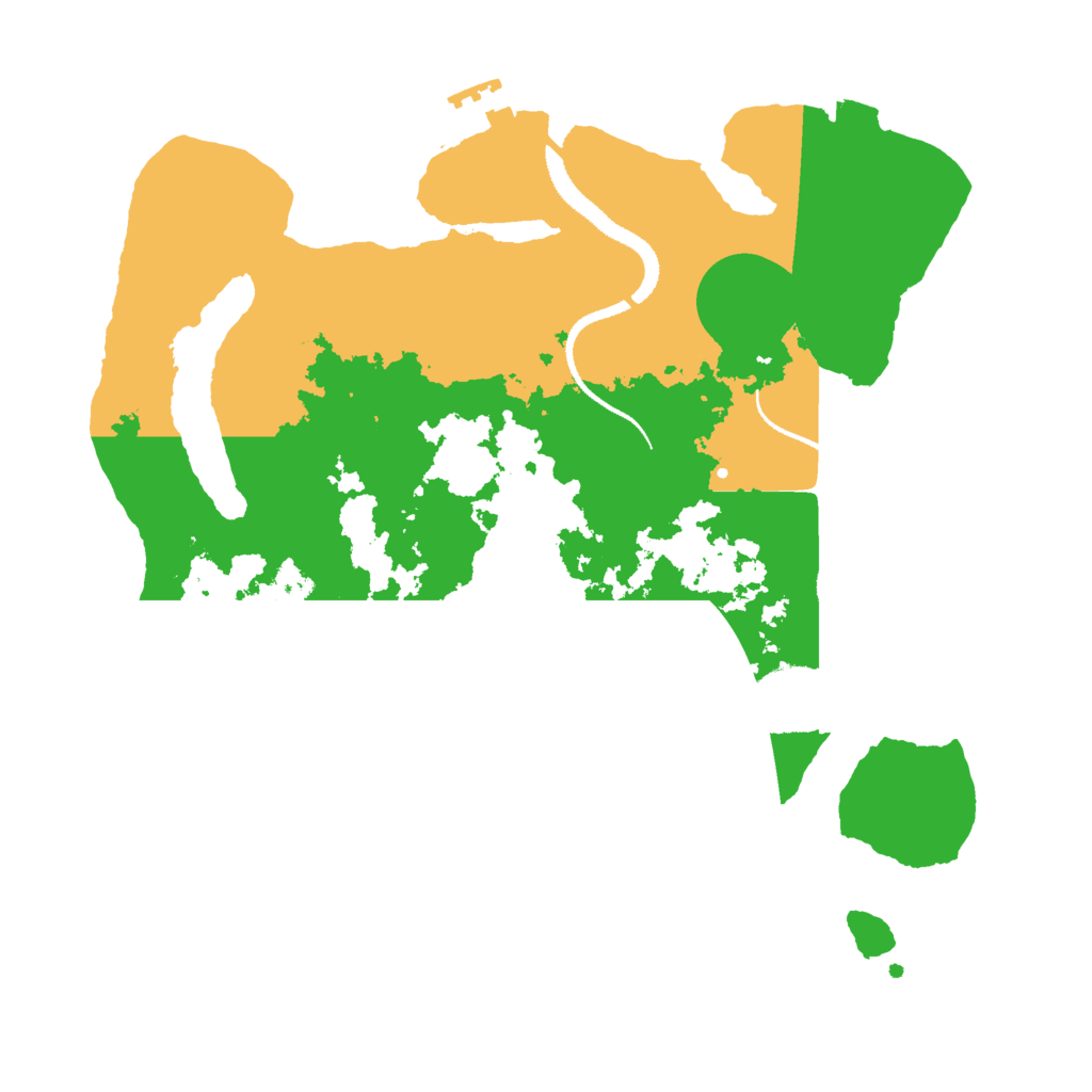 Biome Rust Map: Procedural Map, Size: 3000, Seed: 23303