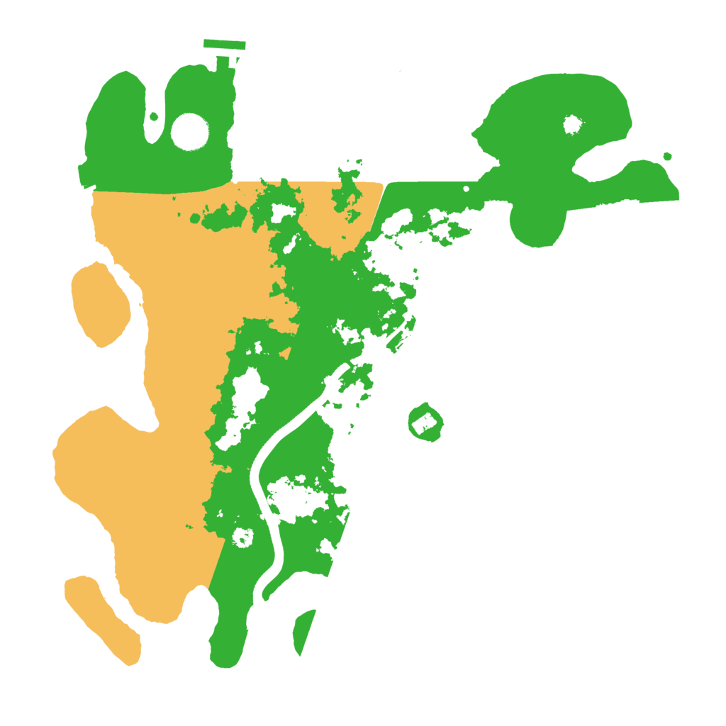 Biome Rust Map: Procedural Map, Size: 3500, Seed: 1381003995