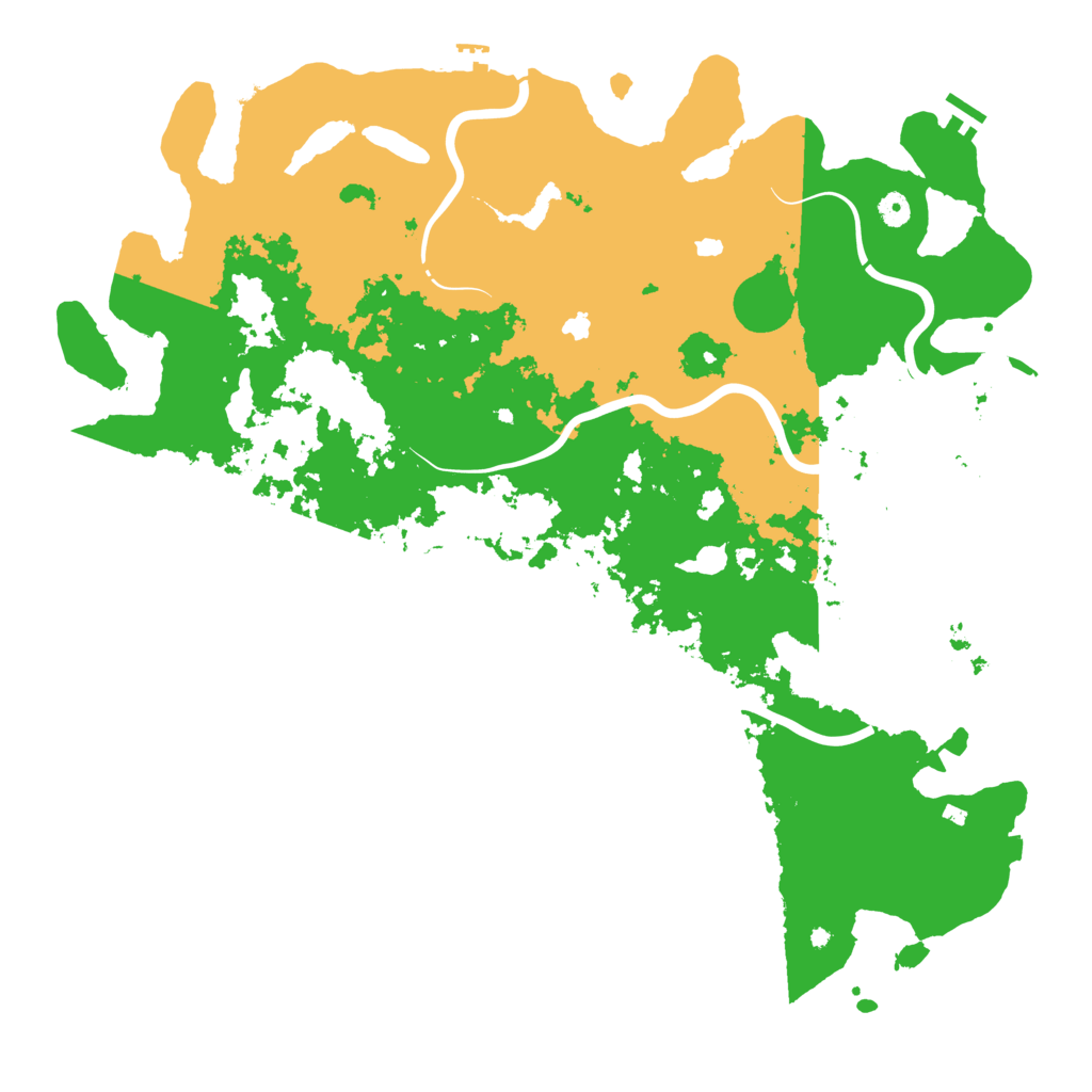 Biome Rust Map: Procedural Map, Size: 5000, Seed: 16473875