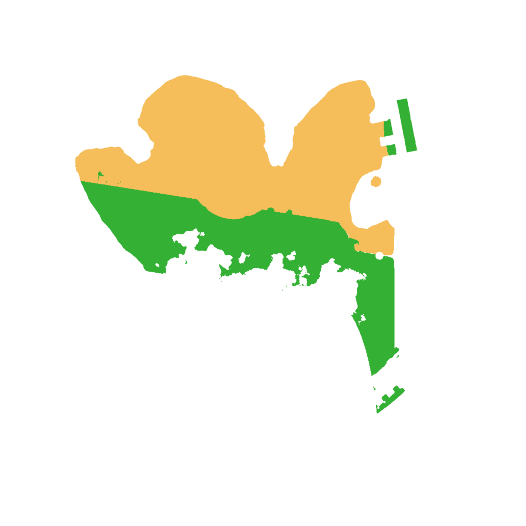 Biome Rust Map: Procedural Map, Size: 2000, Seed: 1302901353