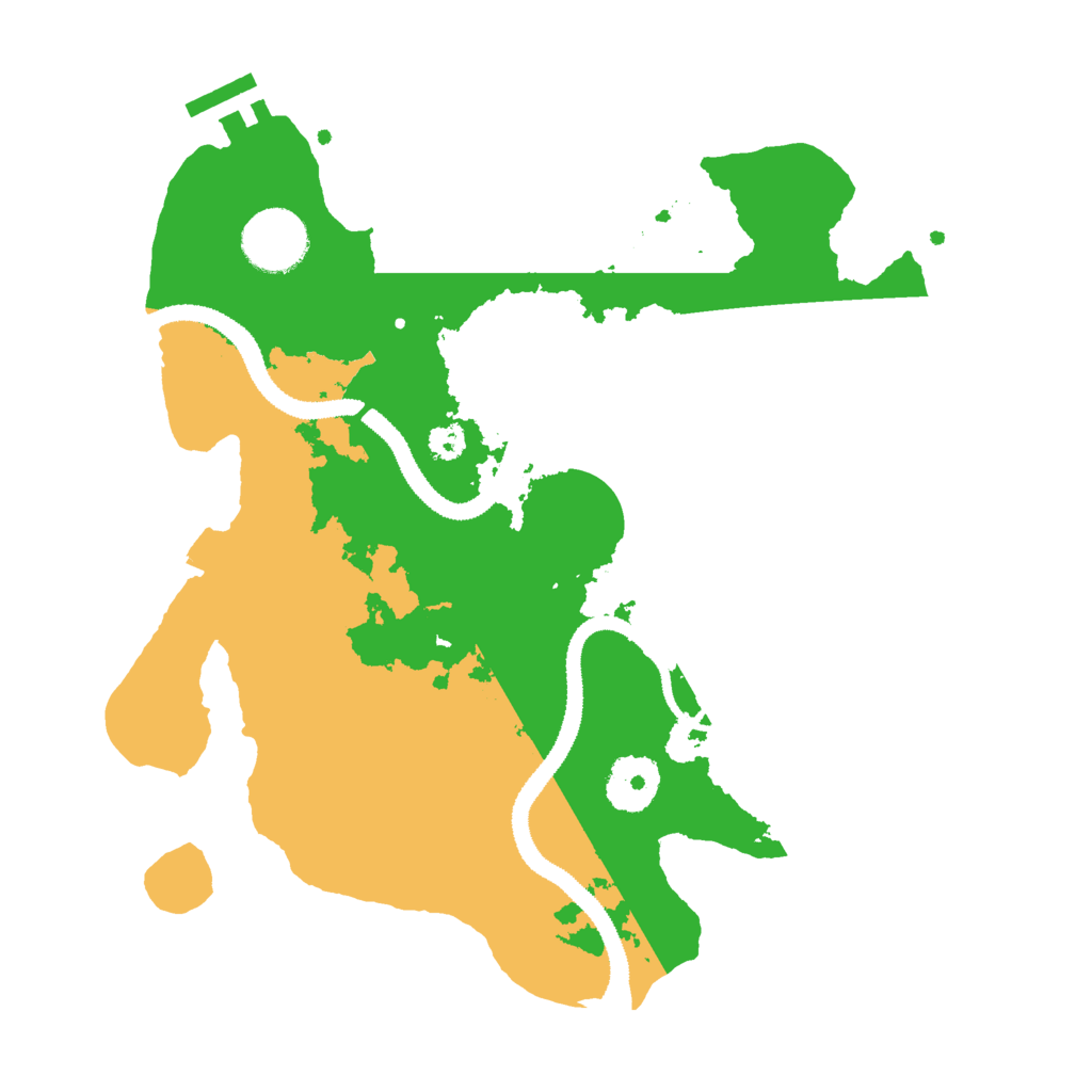 Biome Rust Map: Procedural Map, Size: 3000, Seed: 971877674