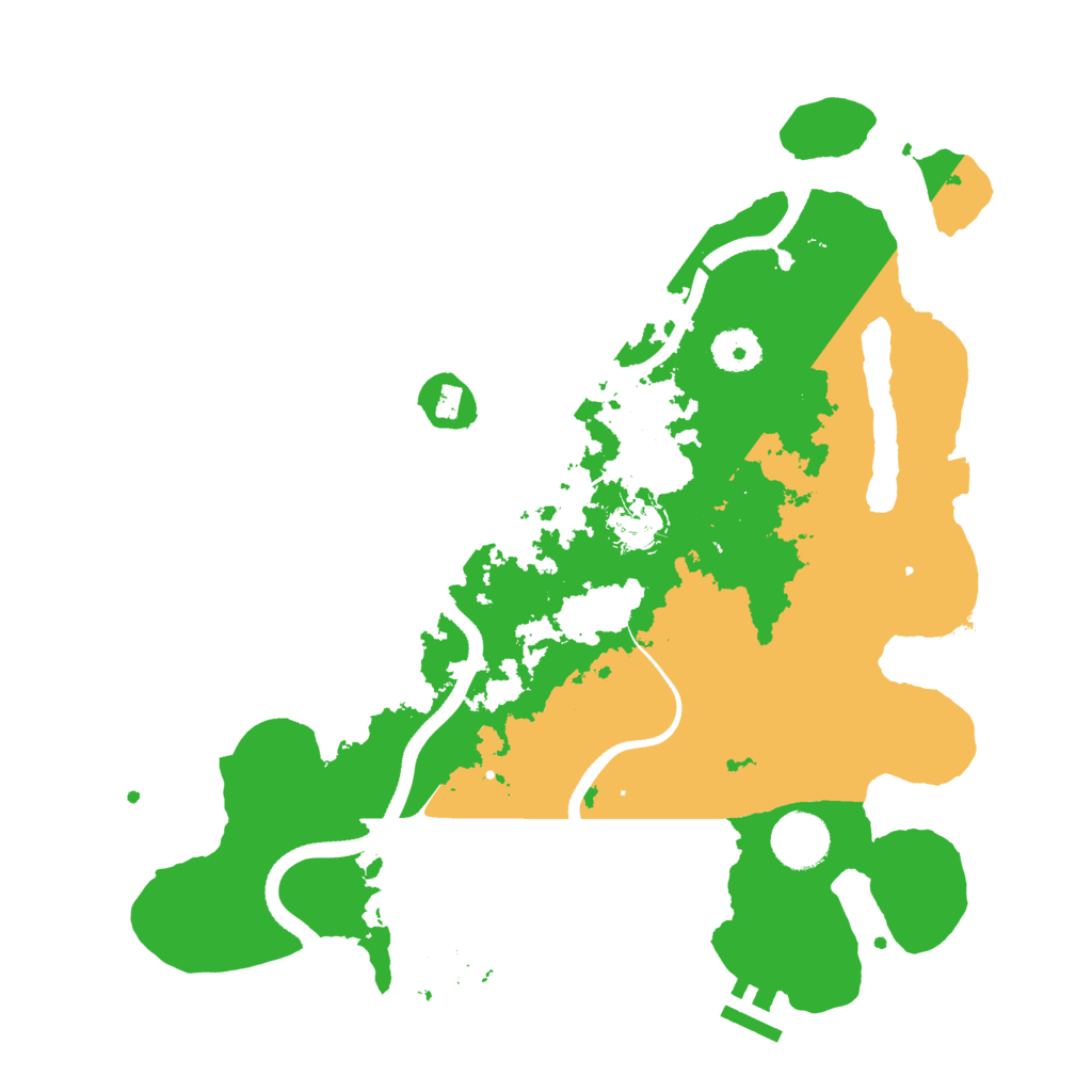 Biome Rust Map: Procedural Map, Size: 3500, Seed: 327239987