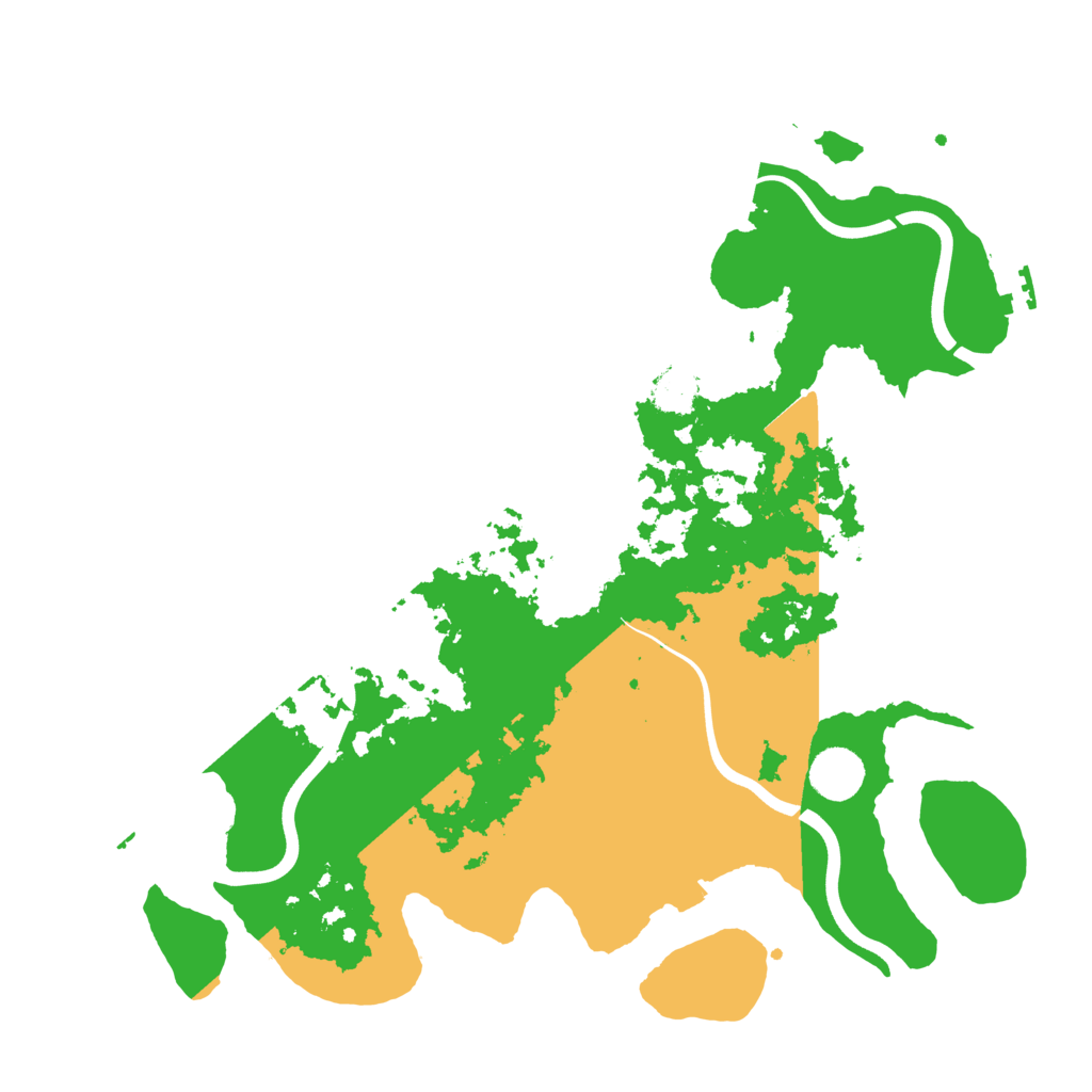 Biome Rust Map: Procedural Map, Size: 3800, Seed: 106469059