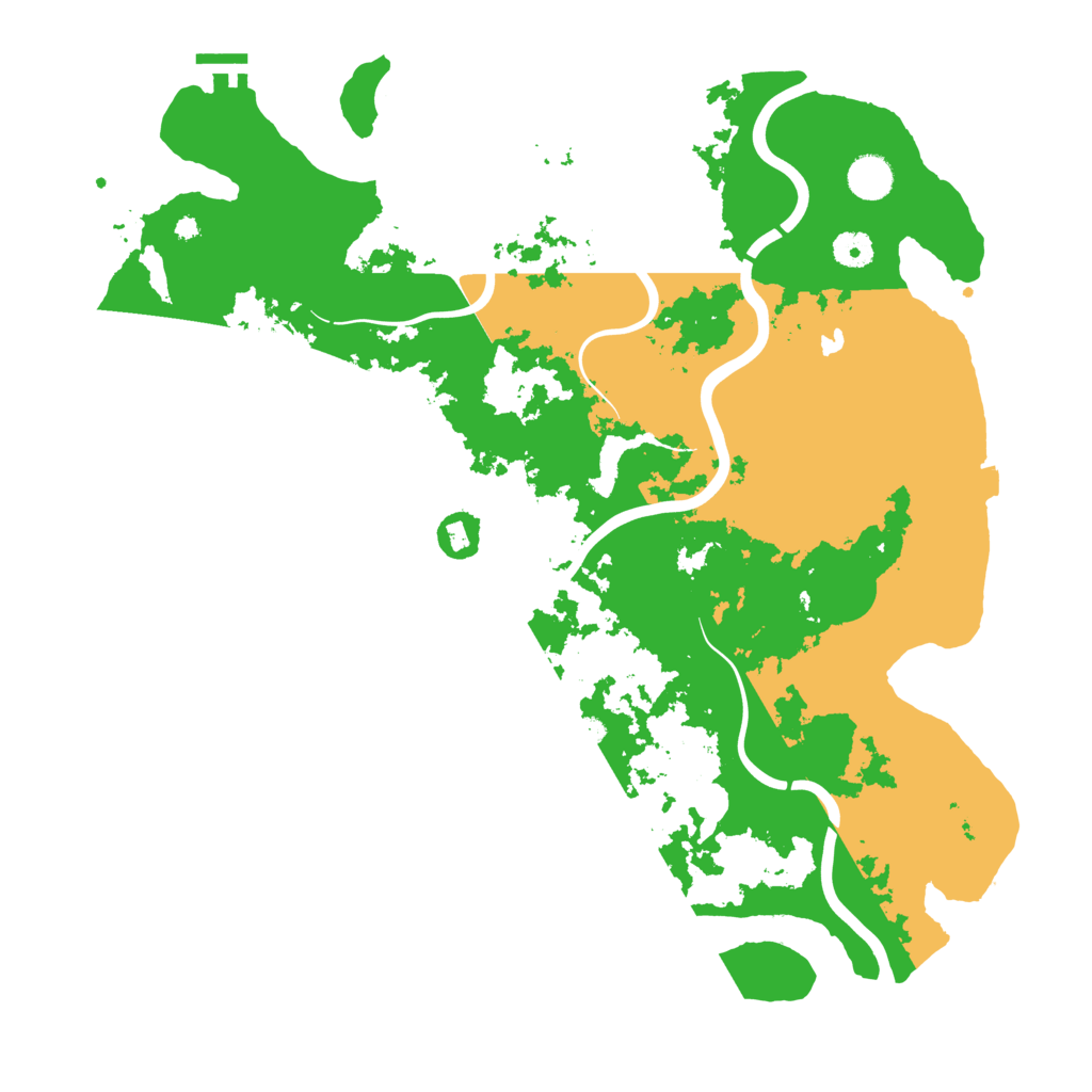 Biome Rust Map: Procedural Map, Size: 4250, Seed: 1992087232