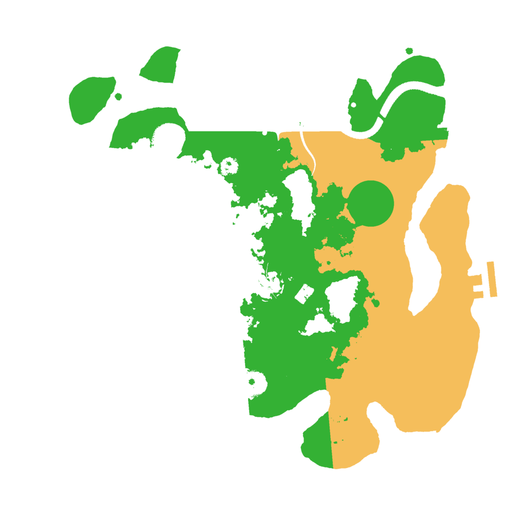 Biome Rust Map: Procedural Map, Size: 3000, Seed: 1573617690