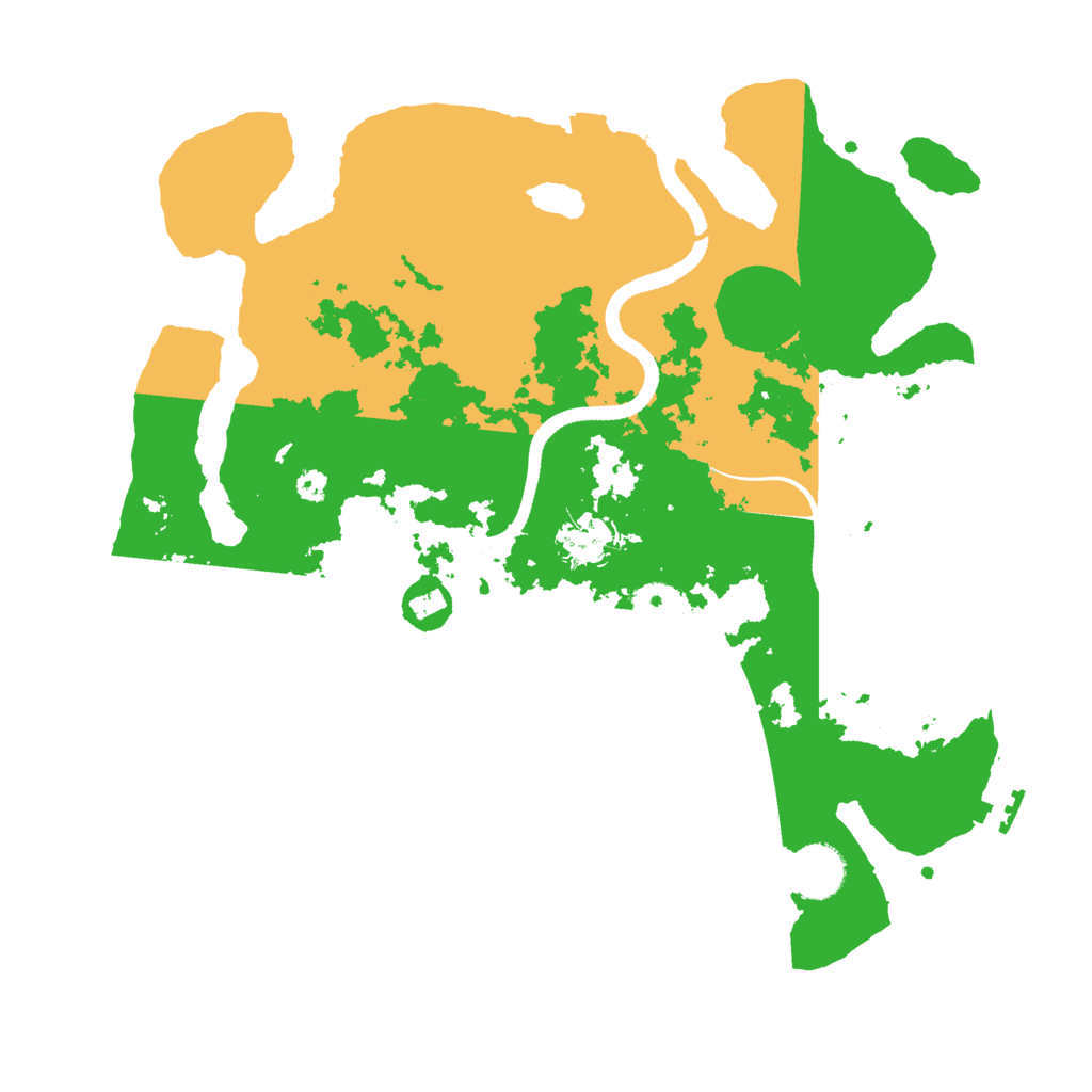 Biome Rust Map: Procedural Map, Size: 3500, Seed: 1773298528