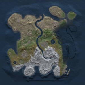 Thumbnail Rust Map: Procedural Map, Size: 2800, Seed: 1439821, 10 Monuments
