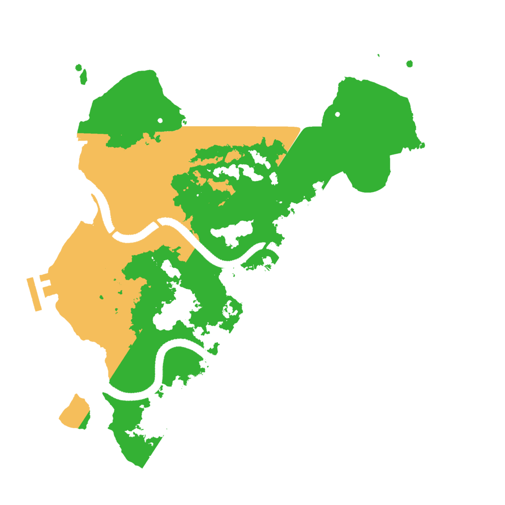 Biome Rust Map: Procedural Map, Size: 3000, Seed: 1153860075