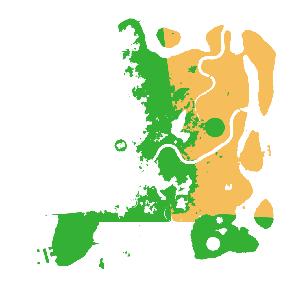 Biome Rust Map: Procedural Map, Size: 4000, Seed: 451697222