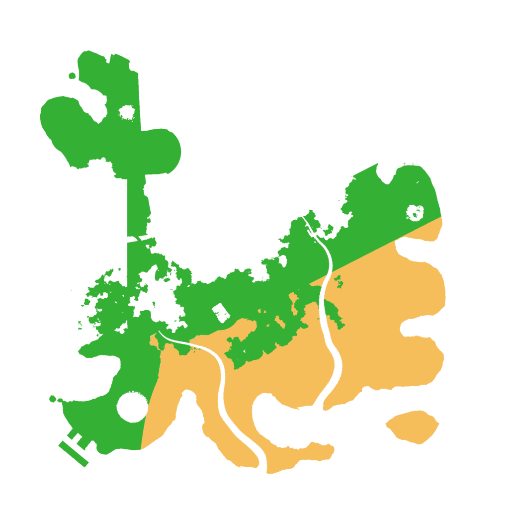Biome Rust Map: Procedural Map, Size: 3000, Seed: 21328854