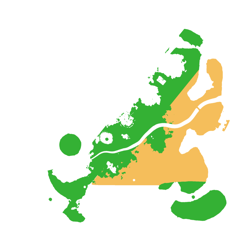 Biome Rust Map: Procedural Map, Size: 3000, Seed: 400368