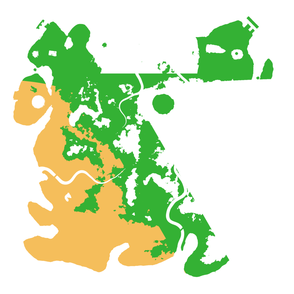 Biome Rust Map: Procedural Map, Size: 4000, Seed: 497531073