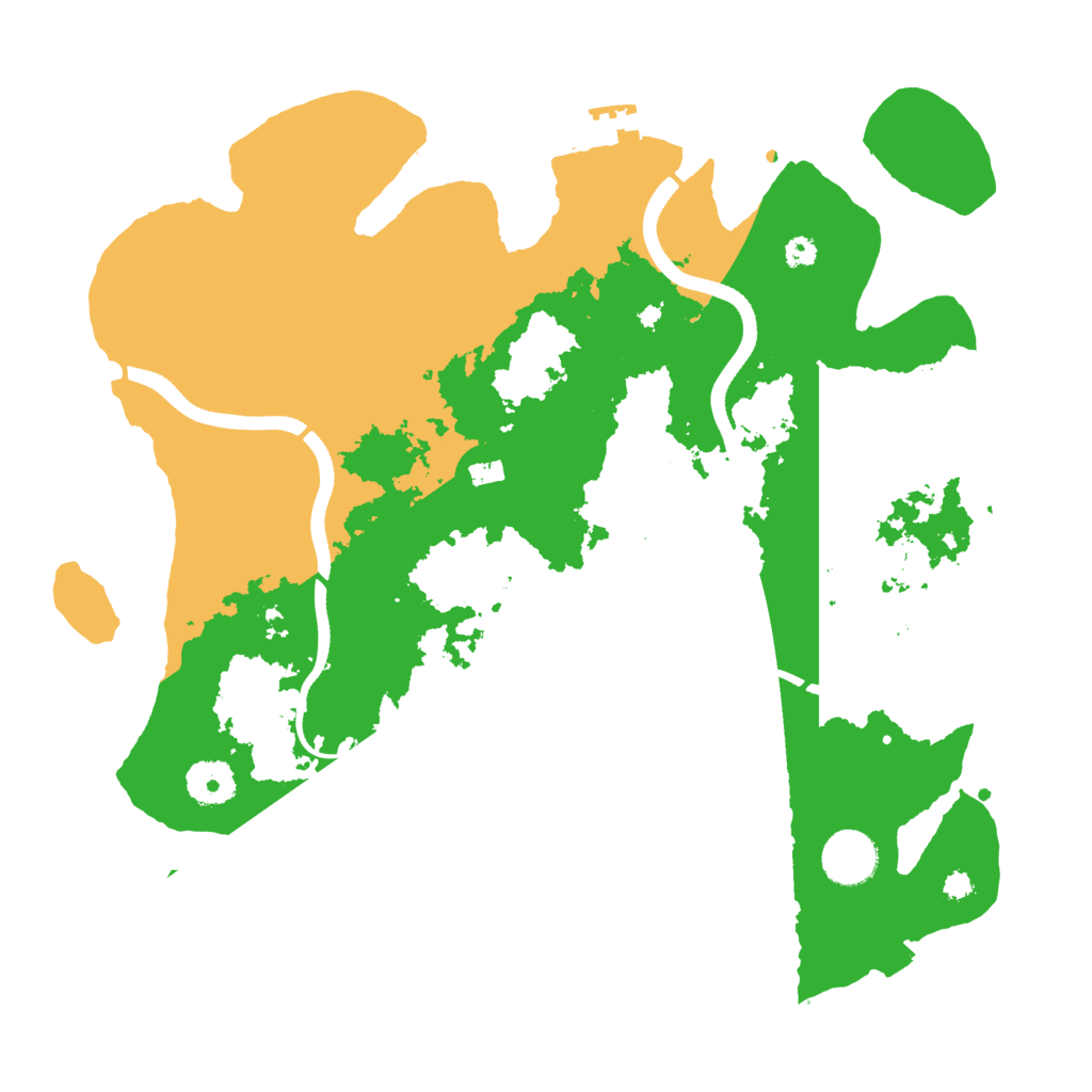 Biome Rust Map: Procedural Map, Size: 3500, Seed: 10352