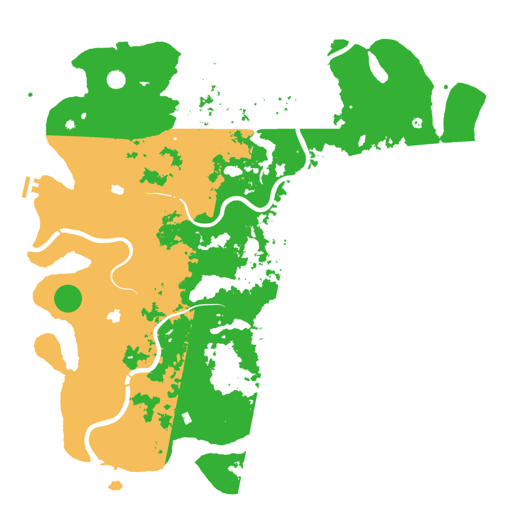 Biome Rust Map: Procedural Map, Size: 4900, Seed: 1895990753