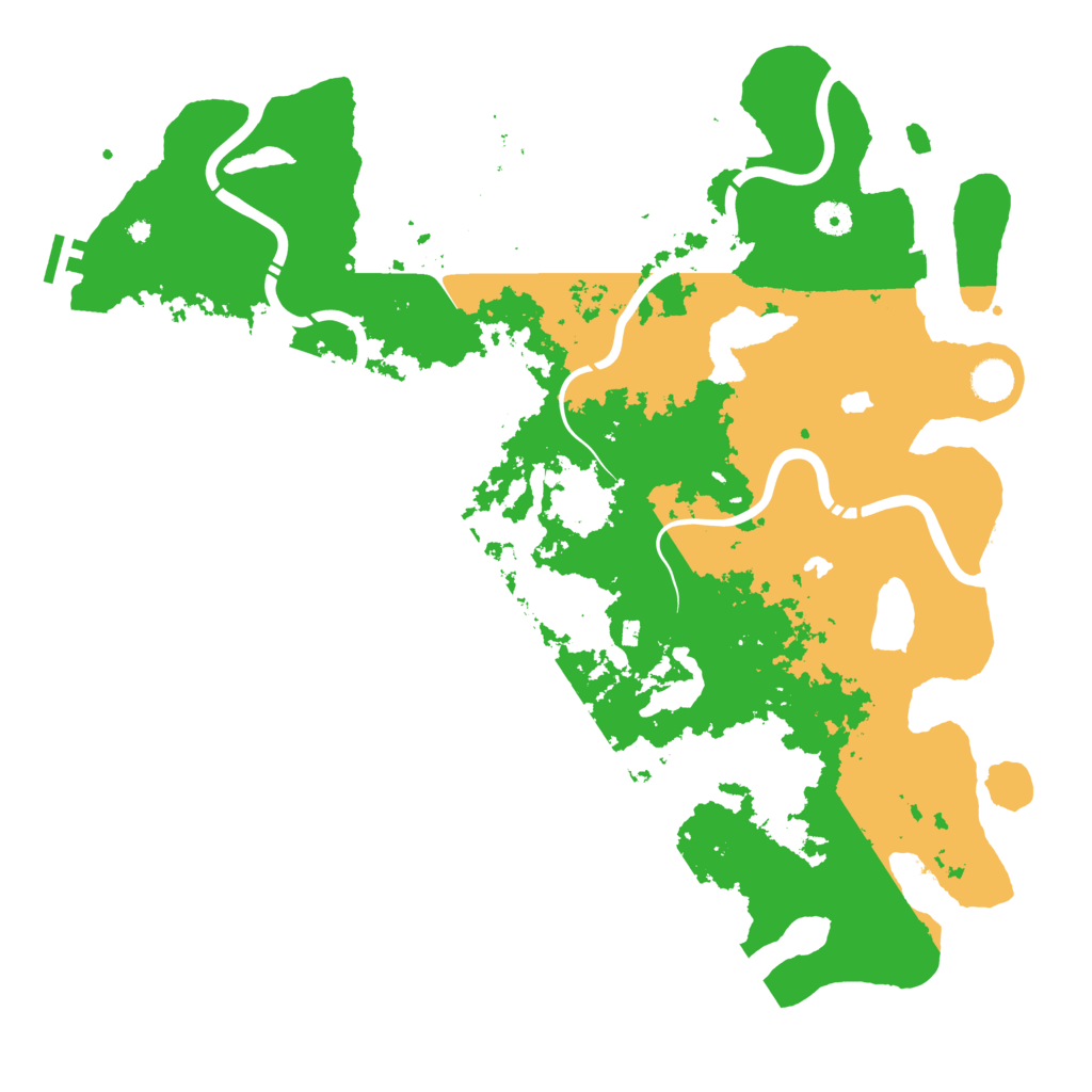 Biome Rust Map: Procedural Map, Size: 4500, Seed: 96027889