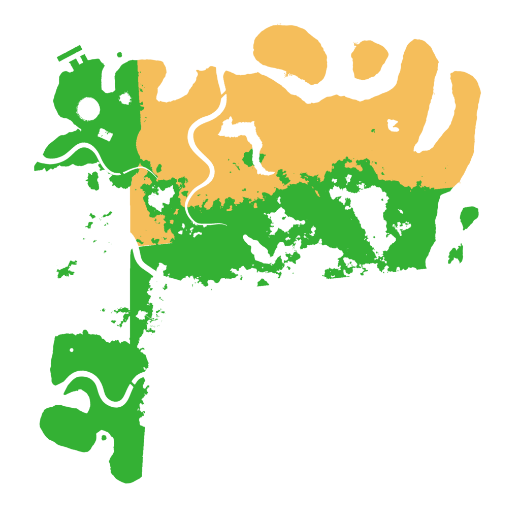 Biome Rust Map: Procedural Map, Size: 4000, Seed: 5212021