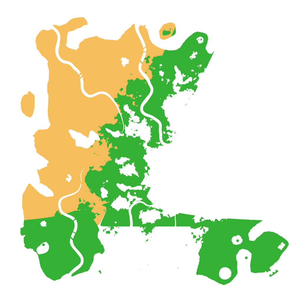 Biome Rust Map: Procedural Map, Size: 4500, Seed: 993789280