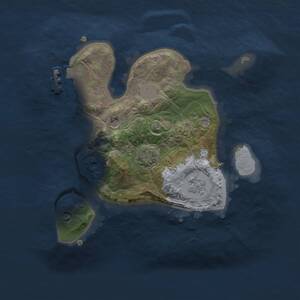 Thumbnail Rust Map: Procedural Map, Size: 2000, Seed: 48653, 5 Monuments
