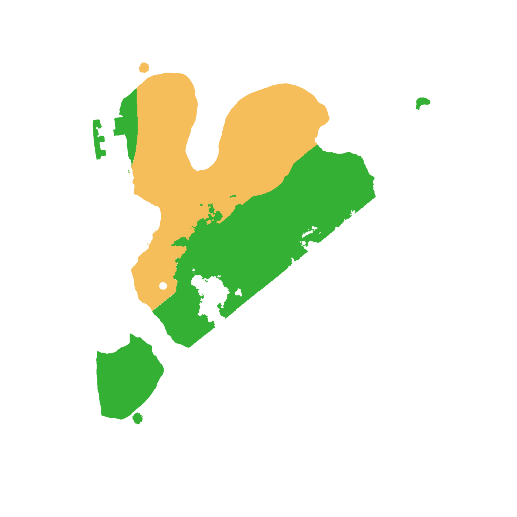 Biome Rust Map: Procedural Map, Size: 2000, Seed: 48653