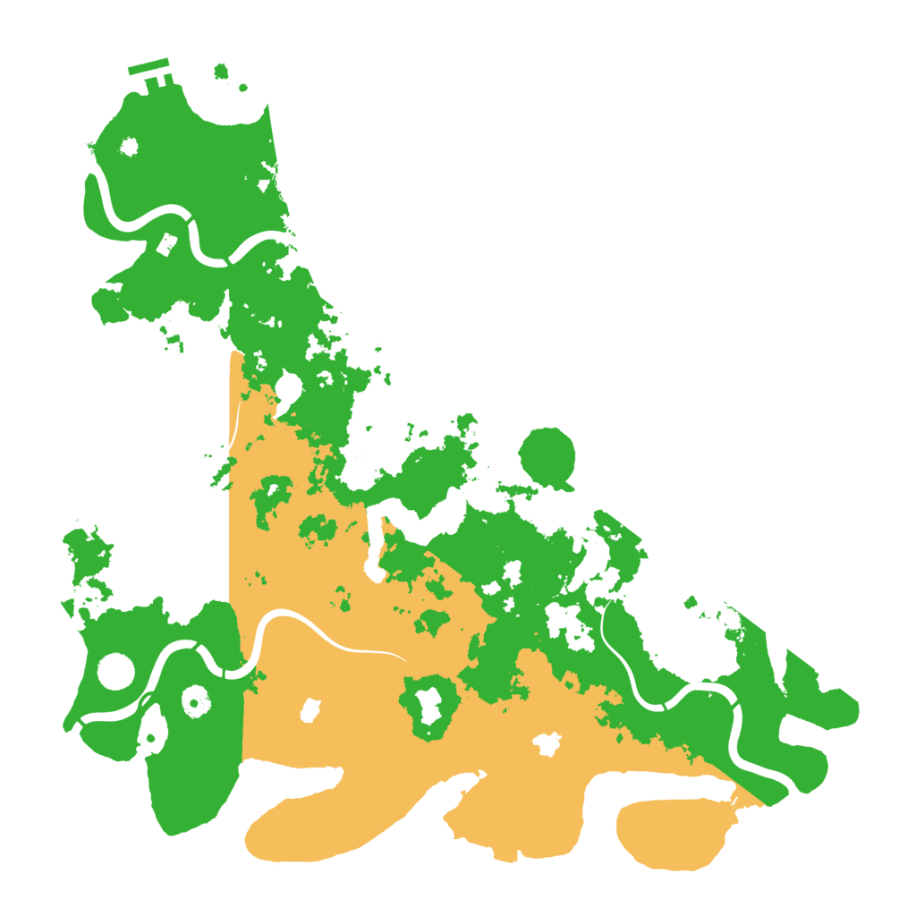 Biome Rust Map: Procedural Map, Size: 4500, Seed: 294334220