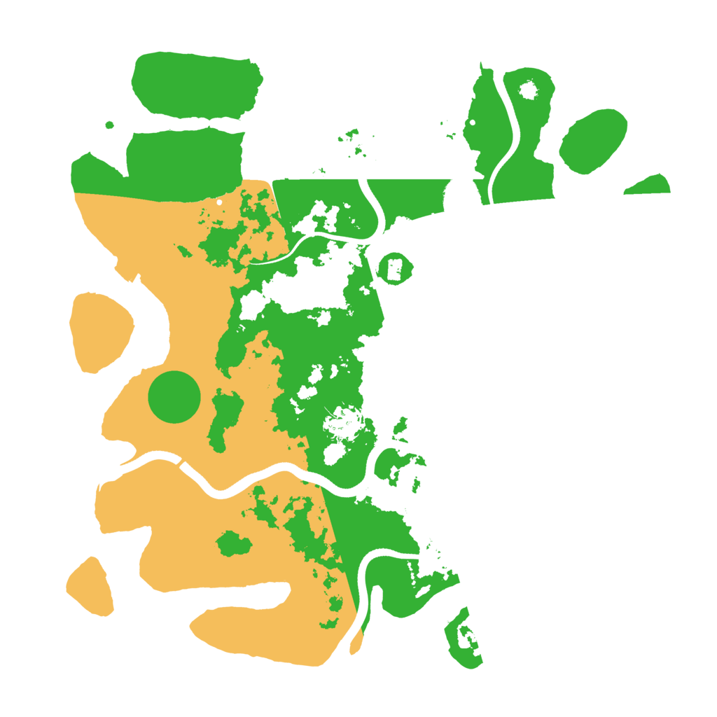 Biome Rust Map: Procedural Map, Size: 3600, Seed: 283213966