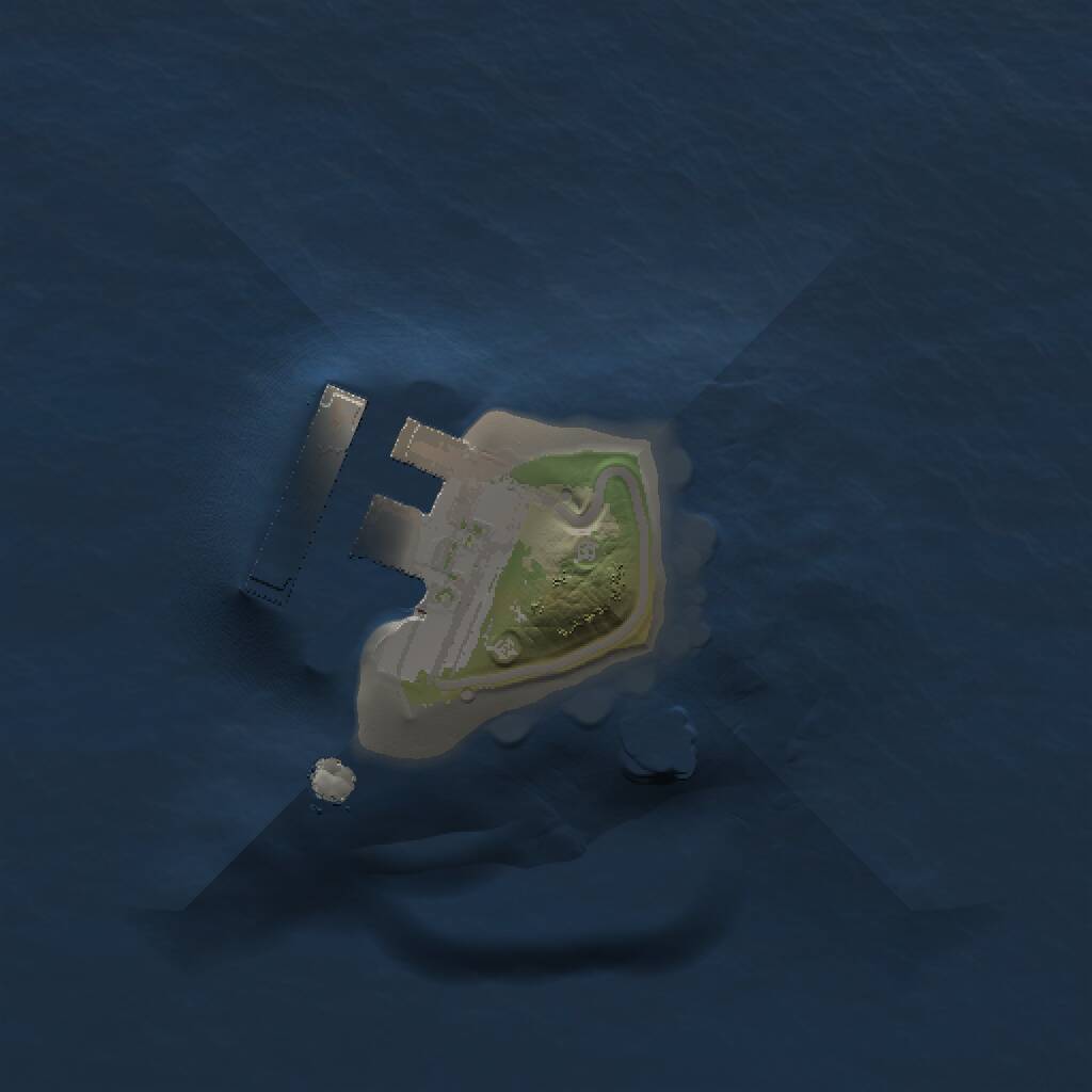 Rust Map: Procedural Map, Size: 1000, Seed: 218302097, 2 Monuments