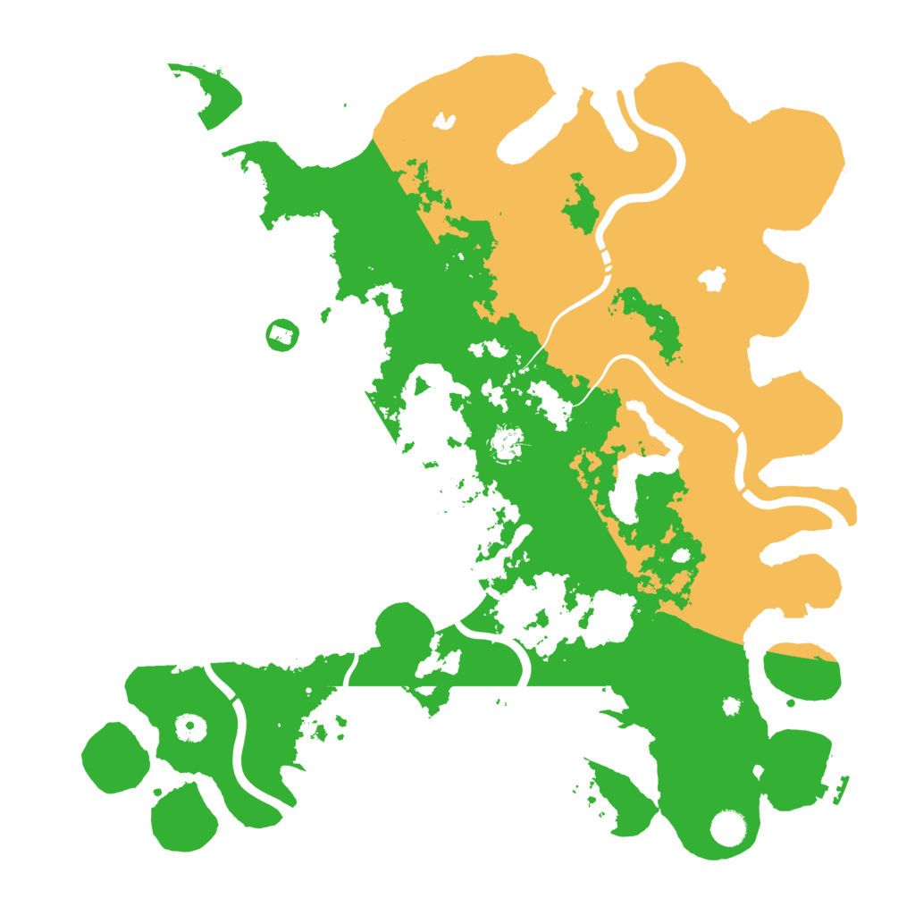 Biome Rust Map: Procedural Map, Size: 4500, Seed: 747783719