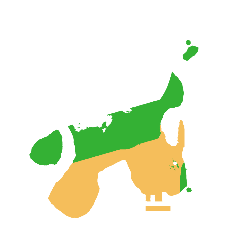 Biome Rust Map: Procedural Map, Size: 2000, Seed: 1382542630