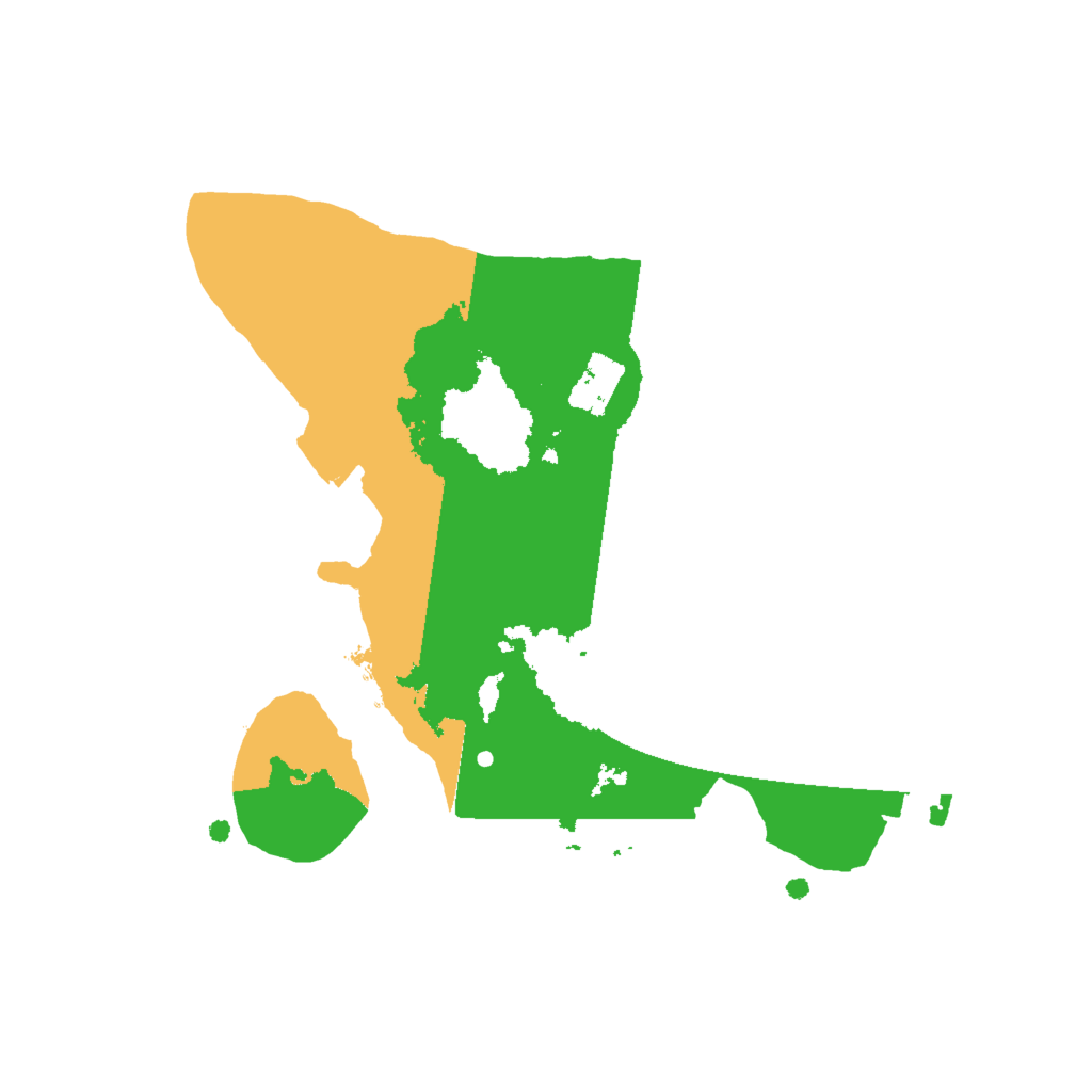 Biome Rust Map: Procedural Map, Size: 2000, Seed: 438070542