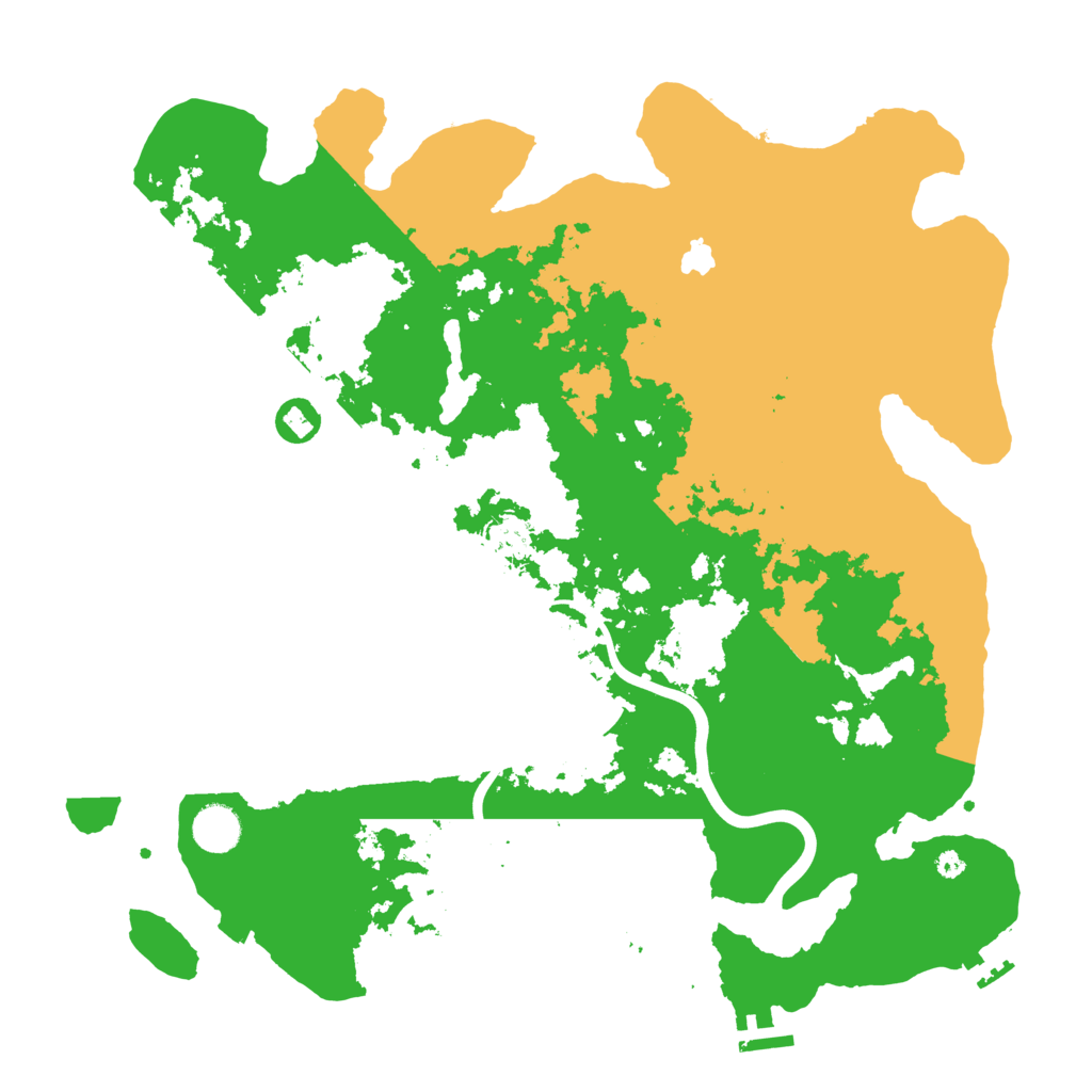 Biome Rust Map: Procedural Map, Size: 4000, Seed: 1326663309