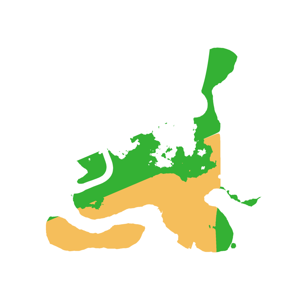 Biome Rust Map: Procedural Map, Size: 2200, Seed: 1806252965