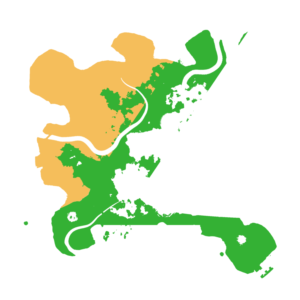 Biome Rust Map: Procedural Map, Size: 3000, Seed: 142848521