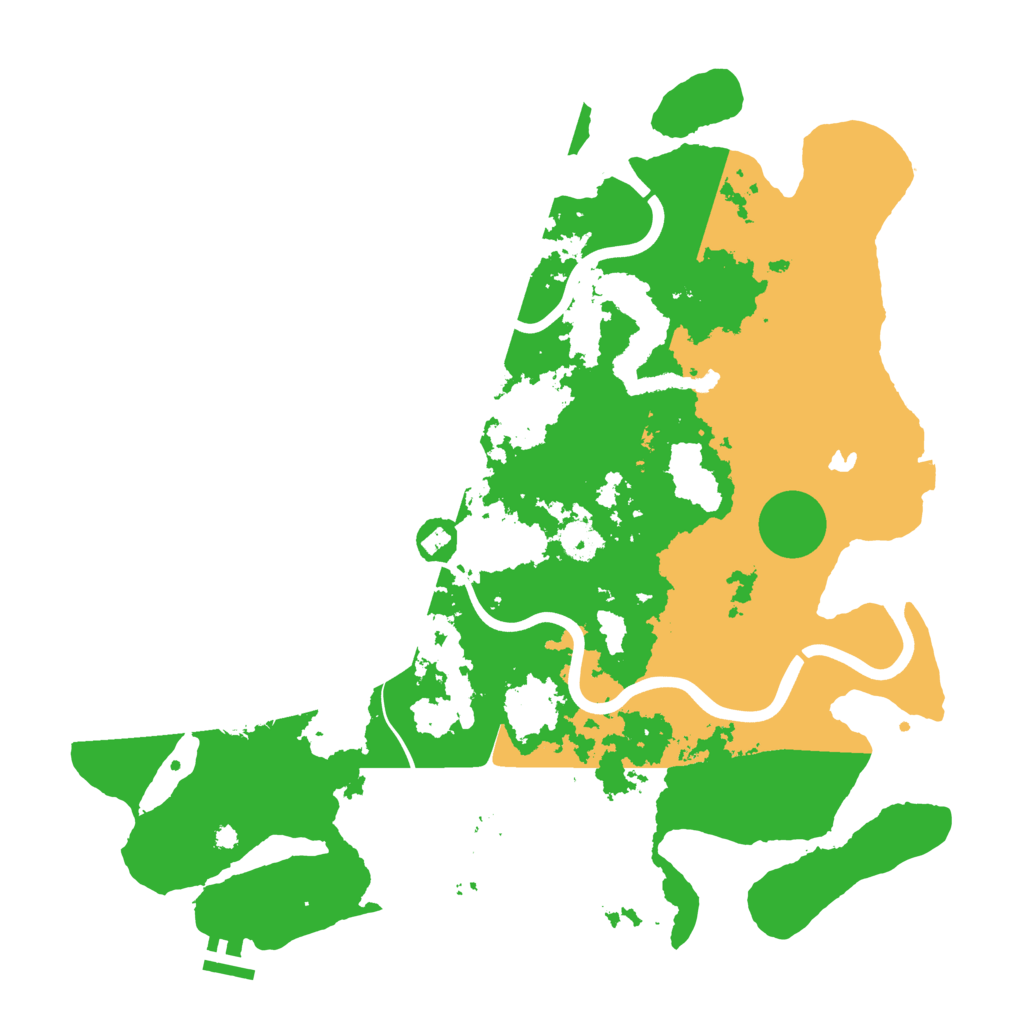 Biome Rust Map: Procedural Map, Size: 4000, Seed: 1750296890
