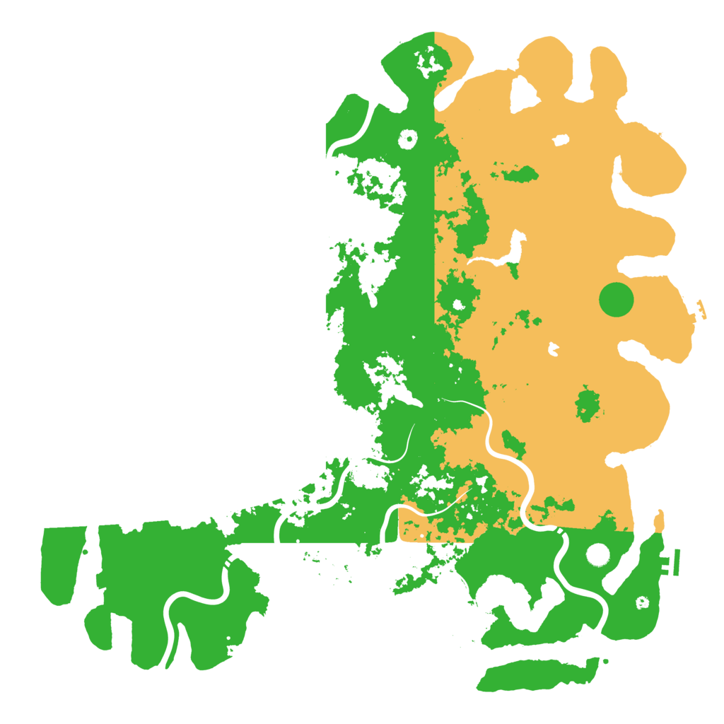 Biome Rust Map: Procedural Map, Size: 5500, Seed: 714126088