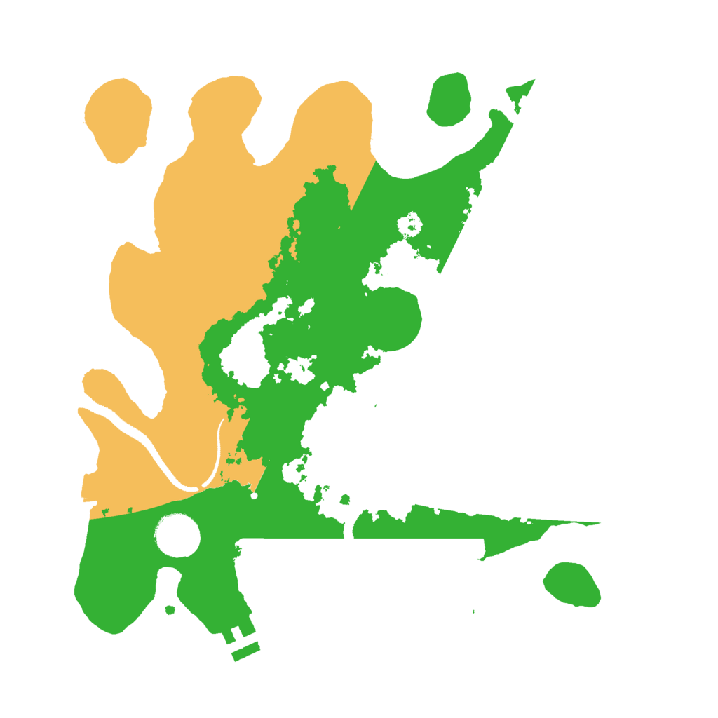 Biome Rust Map: Procedural Map, Size: 3000, Seed: 2884