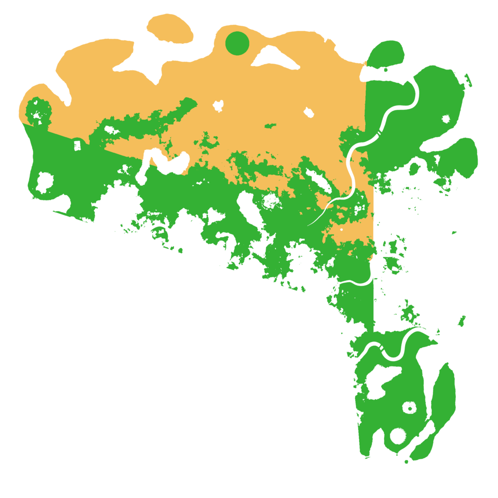 Biome Rust Map: Procedural Map, Size: 5500, Seed: 459702967