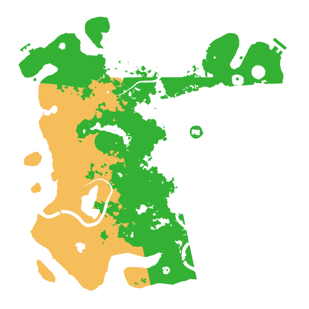 Biome Rust Map: Procedural Map, Size: 4000, Seed: 57986