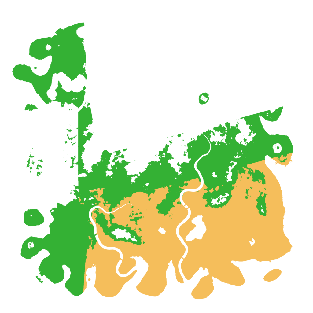 Biome Rust Map: Procedural Map, Size: 5000, Seed: 1006468227