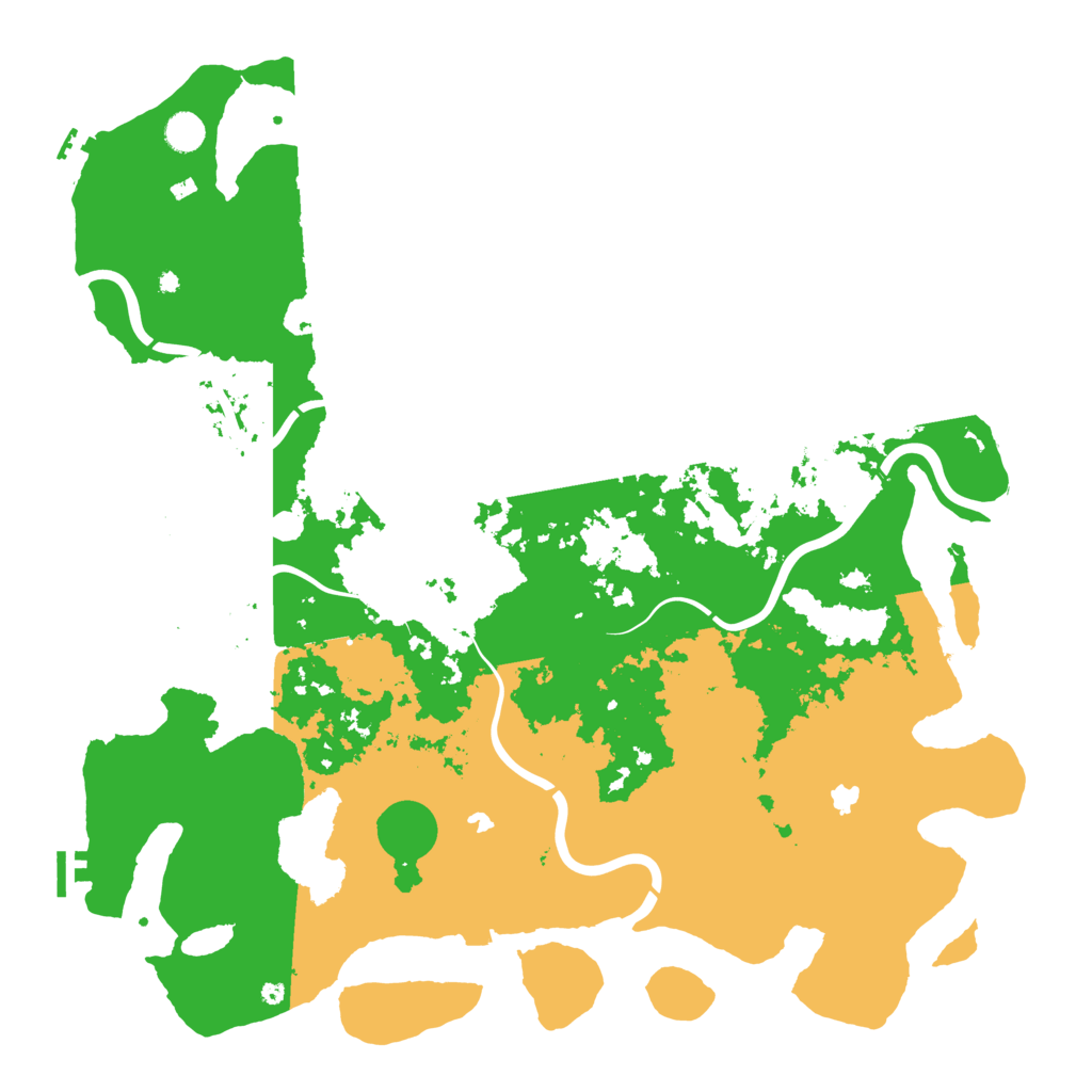 Biome Rust Map: Procedural Map, Size: 4799, Seed: 44458941