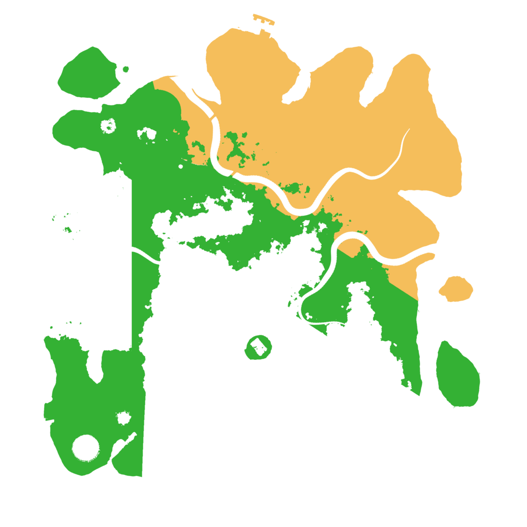 Biome Rust Map: Procedural Map, Size: 3500, Seed: 1811443702