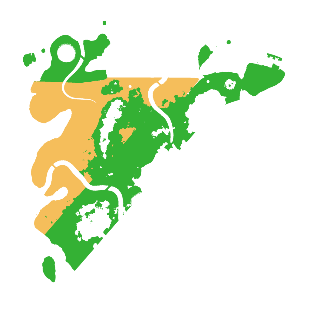 Biome Rust Map: Procedural Map, Size: 3000, Seed: 13377331