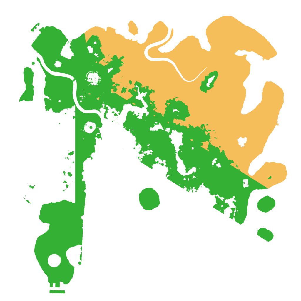Biome Rust Map: Procedural Map, Size: 4000, Seed: 1256188149