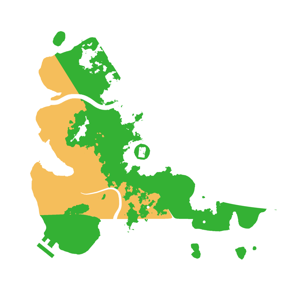 Biome Rust Map: Procedural Map, Size: 3000, Seed: 8004