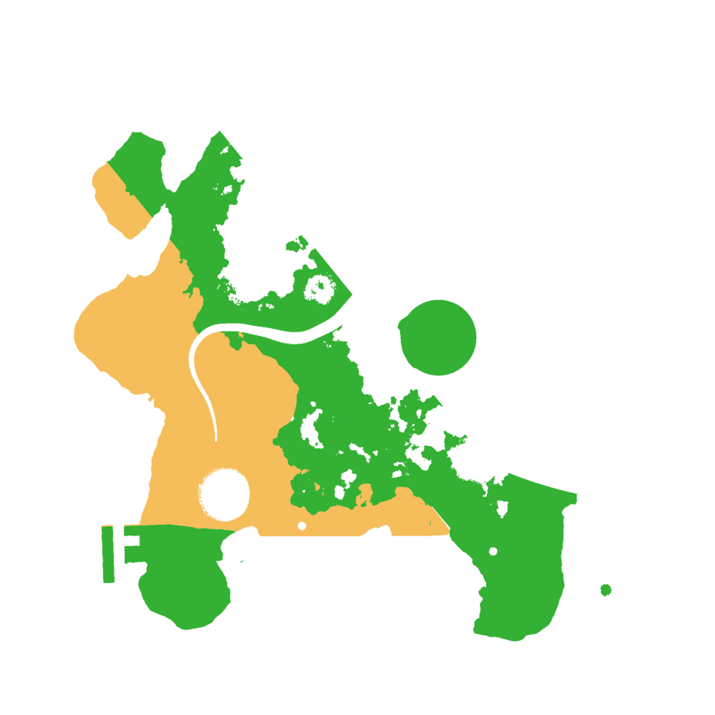 Biome Rust Map: Procedural Map, Size: 2500, Seed: 1770443614