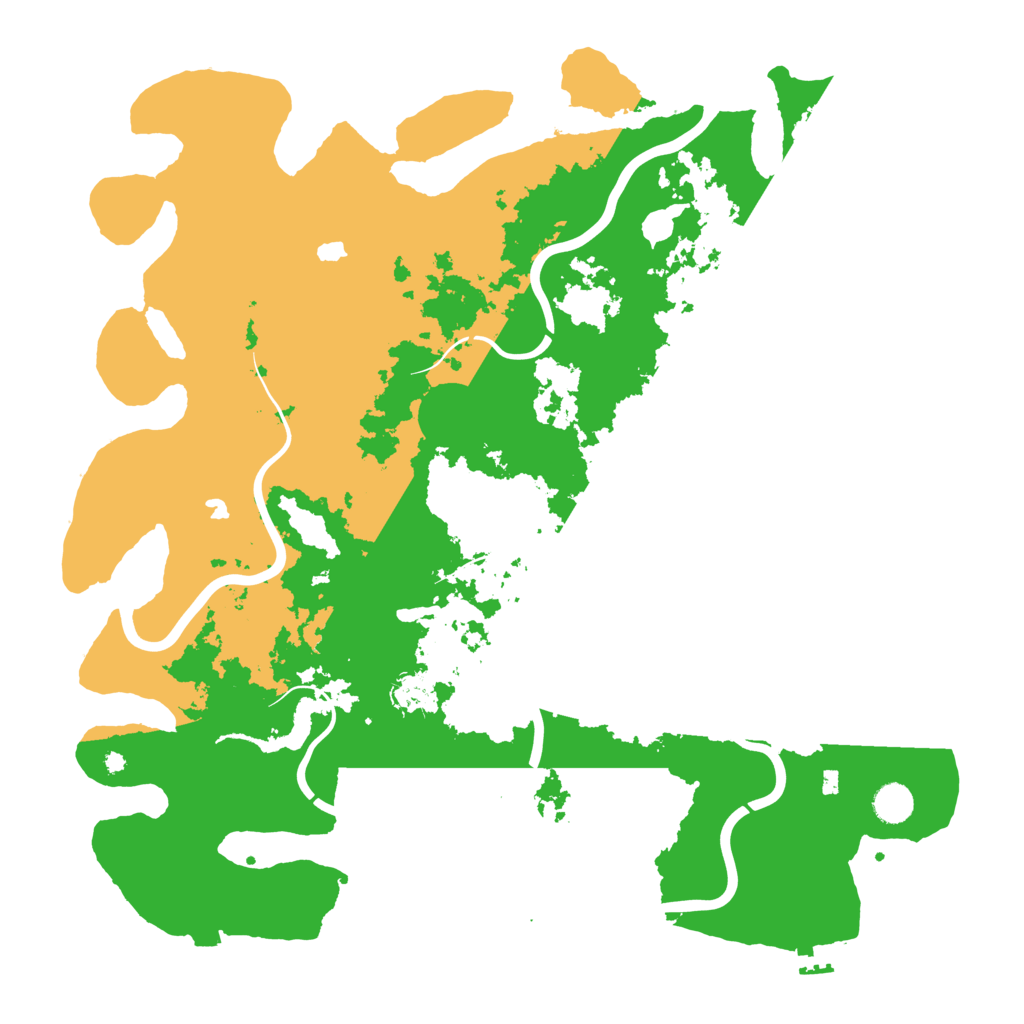 Biome Rust Map: Procedural Map, Size: 4500, Seed: 115965367