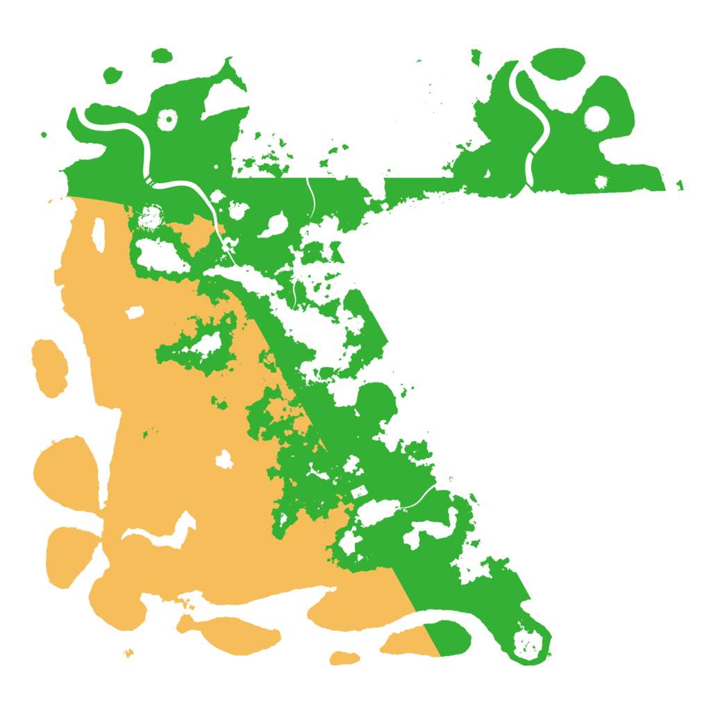 Biome Rust Map: Procedural Map, Size: 5000, Seed: 86201825