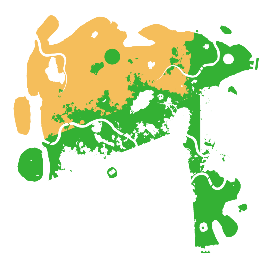 Biome Rust Map: Procedural Map, Size: 4500, Seed: 873989